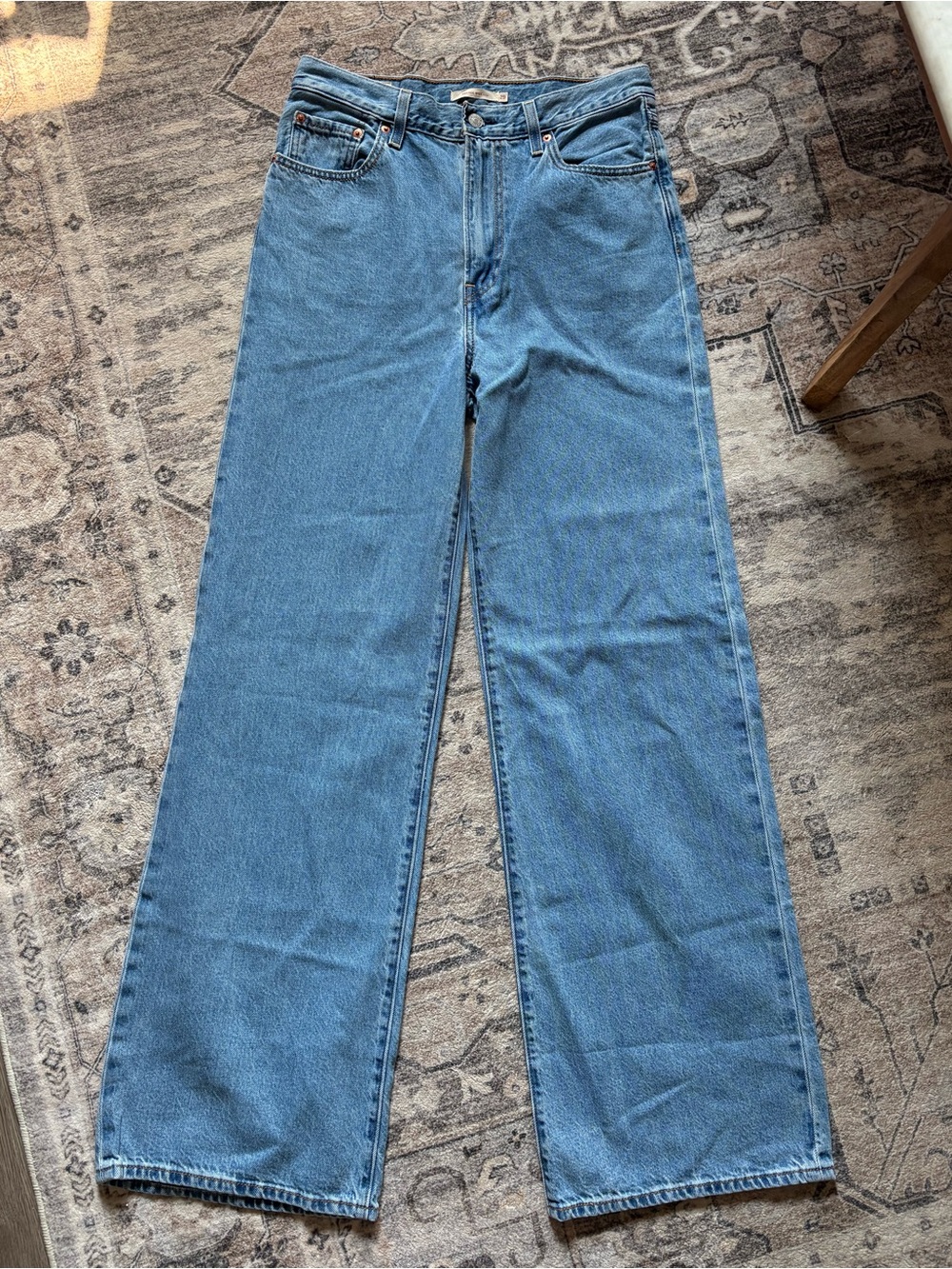 Levi’s ribcage wide leg jeans size 29 x 34 LONG western cowgirl chic - Picture 3 of 12